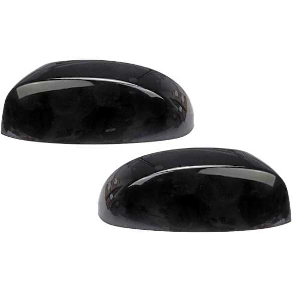 SET-RB959000 Driver and Passenger Side Mirror Cover, Black