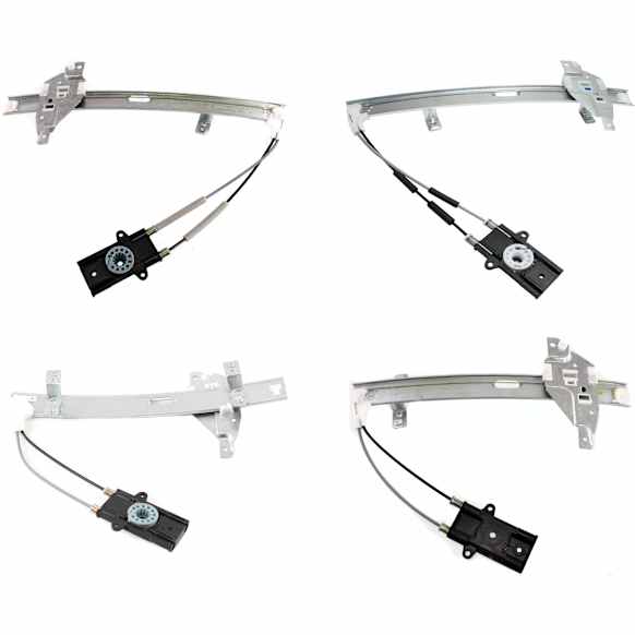 1998 Buick Century - Front and Rear, Driver and Passenger Side Power Window Regulator, Without Motor