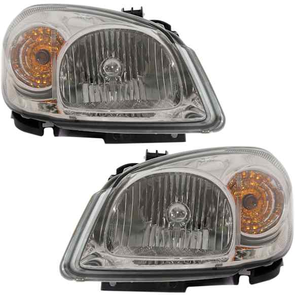 2008 Chevrolet Cobalt - Driver and Passenger Side Halogen Headlight, With bulb(s), OE Replacement