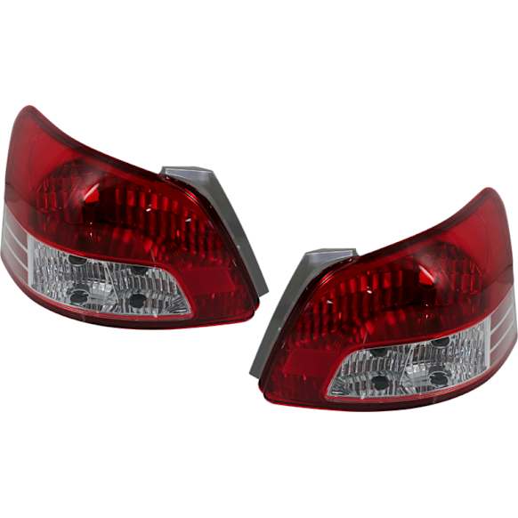 Driver and Passenger Side Halogen Tail Light, Without bulb(s), OE Replacement