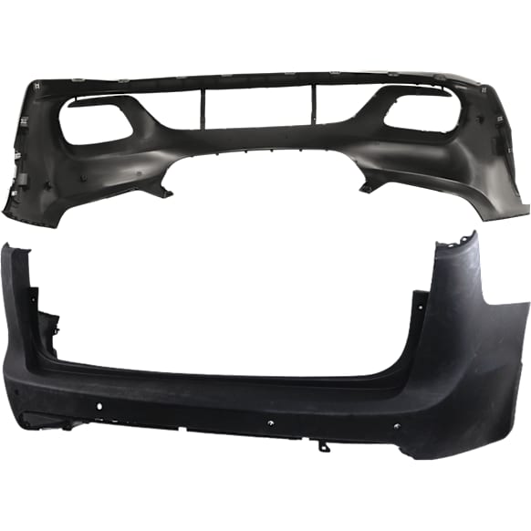 Front and Rear Primed Bumper Cover 3.6L, 6Cyl, CAPA Certified