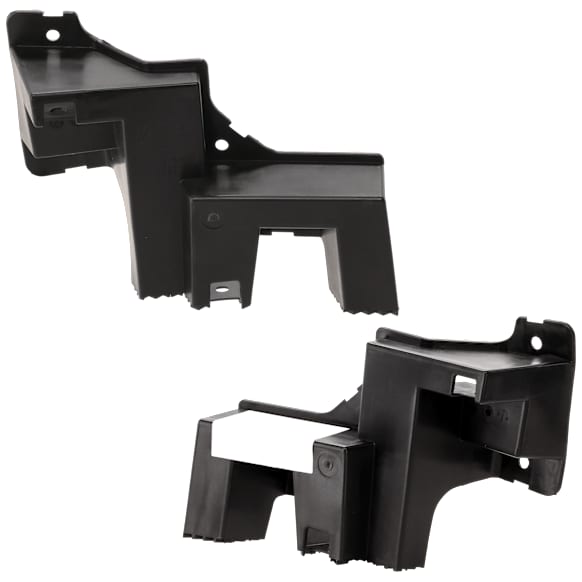 Front, Driver and Passenger Side Bumper Reinforcements, Plastic, Lower Outer Reinforcement