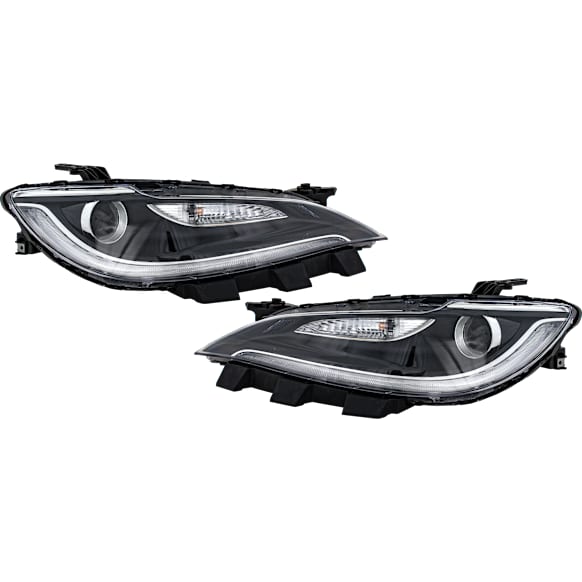 2015-2017 Chrysler 200 - Driver and Passenger Side Halogen Headlight, With bulb(s), OE Replacement, Sedan