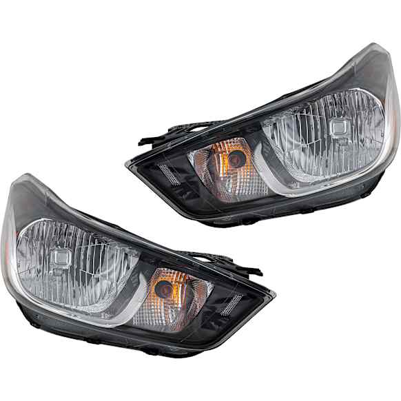 2016-2022 Chevrolet Spark - Driver and Passenger Side Halogen Headlight, With bulb(s), OE Replacement