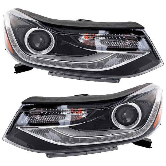 Driver and Passenger Side Halogen Headlight, With bulb(s),, CAPA Certified