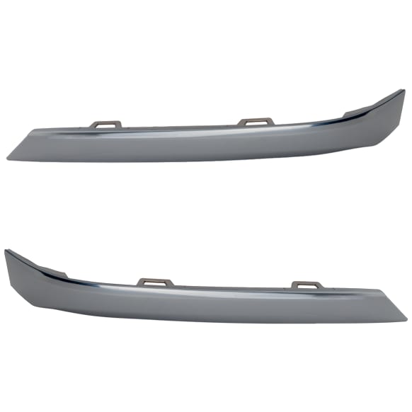 Driver and Passenger Side Fog Light Trim, Chrome