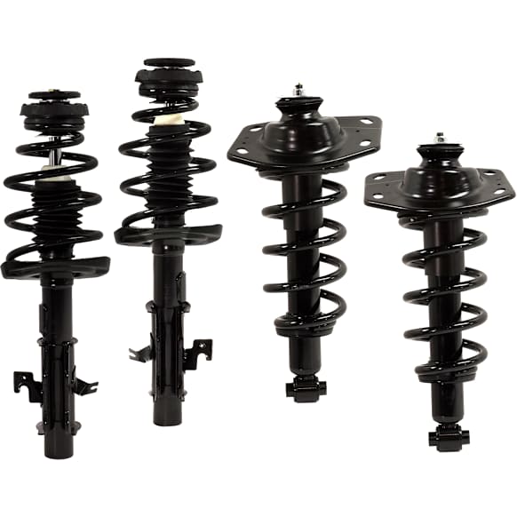 Front and Rear, Driver and Passenger Side Fully Loaded Strut, RWD