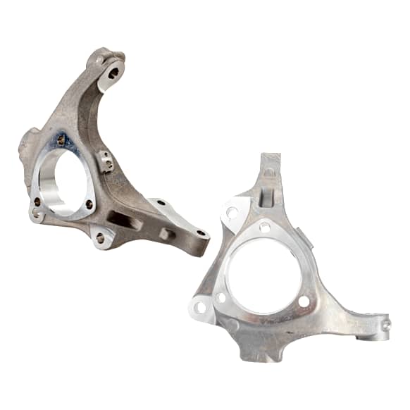 Front, Driver and Passenger Side Steering Knuckle, Without Backing Plate, Without Bearing