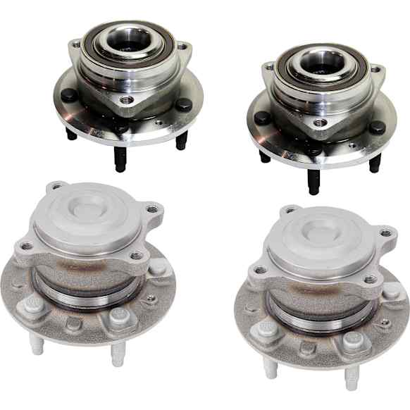 2014 Chevrolet Cruze - Front and Rear, Driver and Passenger Side Wheel Hub, With 15 in. Wheels, 5 Lugs, With Bearing