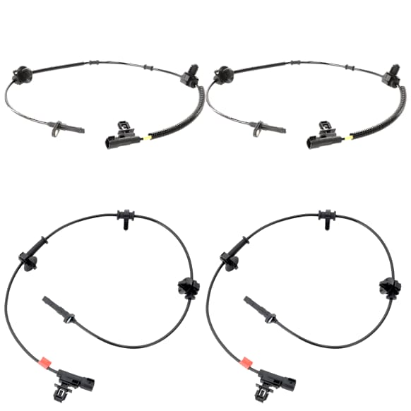 Front and Rear, Driver and Passenger Side ABS Speed Sensor Set of 4