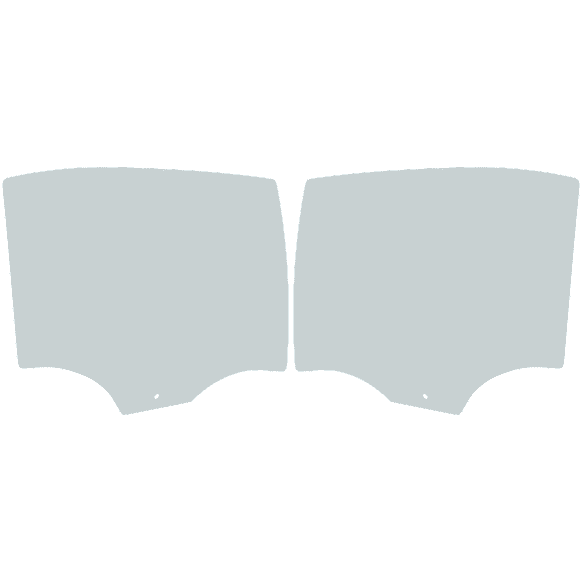 2016 Chevrolet Malibu - Rear, Driver and Passenger Side Door Glass, Green Tint, DD12029GTN, DD12030GTN
