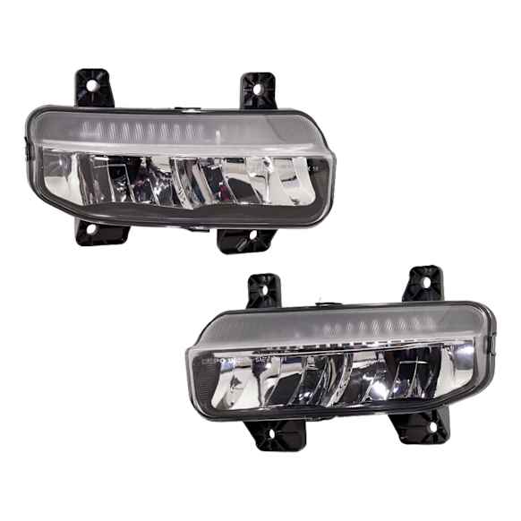 2020 Ram 2500 - Front, Driver and Passenger Side LED Fog Light, With bulb(s), OE Replacement