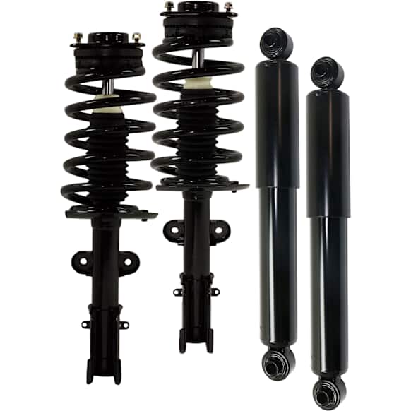 Front and Rear, Driver and Passenger Side Shock and Fully Loaded Strut