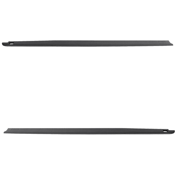 2024 Ram 2500 - Non-wrap Bed Rail Cap, 6 ft. Bed, Black, Plastic