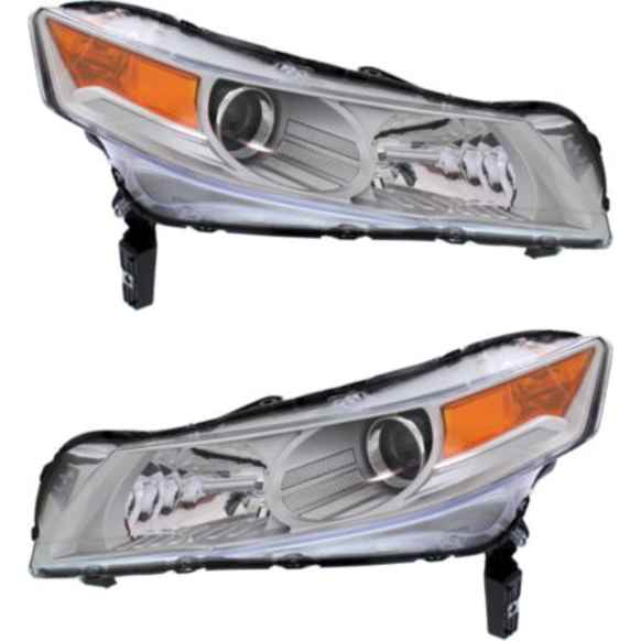 2009 Acura TL - Driver and Passenger Side HID/Xenon Headlight, Without bulb(s), OE Replacement