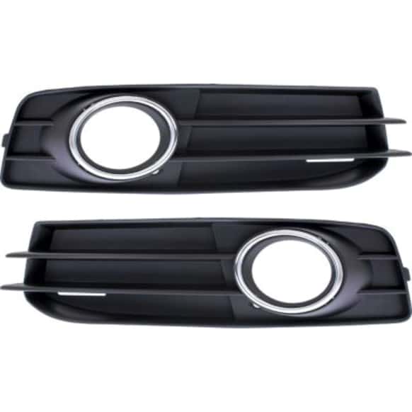 2013 Audi A3 - Driver and Passenger Side Fog Light Trim, For Models With Sport Package, Black