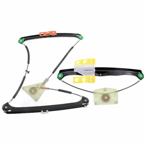 2006-2013 Audi A3 - Front and Rear, Passenger Side Window Regulators, Power, Without Motor