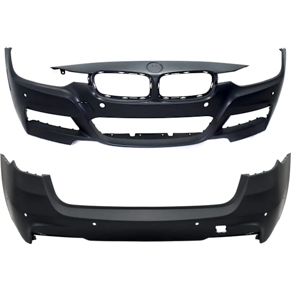 Wagon Front and Rear Primed Bumper Cover