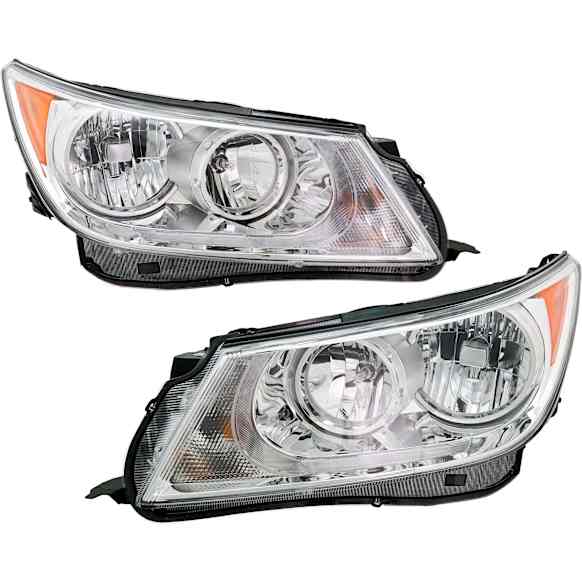 2011 Buick LaCrosse - Driver and Passenger Side Halogen Headlight, With bulb(s), For Models Without HID Option, Without Driver Confidence Package, OE Replacement