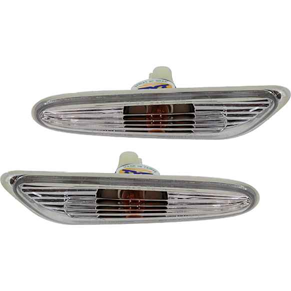 Front, Driver and Passenger Side Side Marker With bulb(s)