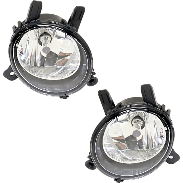 2012-2016 BMW 328i - Front, Driver and Passenger Side Fog Lights, With bulb(s), Halogen, CAPA CERTIFIED