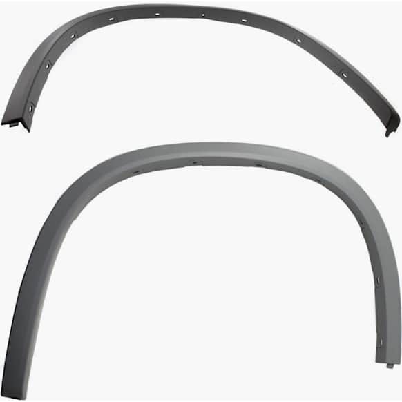 2012-2015 BMW X1 - Front, Driver and Passenger Side Fender Trims, Primed, For Models with M Sport Line Package