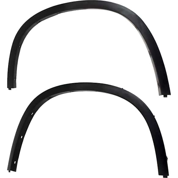 2012-2015 BMW X1 - Front, Driver and Passenger Side Fender Trim, Textured Black, For Models With Standard, Sport Line, xLine