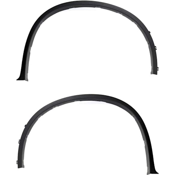 2008-2014 BMW X6 - Front, Driver and Passenger Side Fender Trim, Textured Black