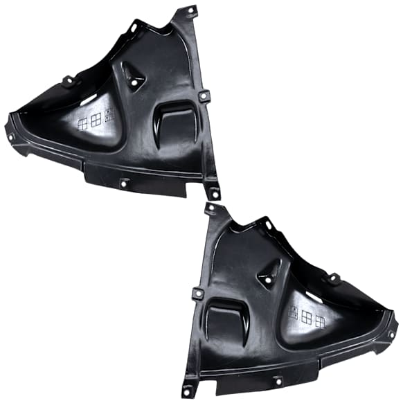 2013-2016 BMW 328i xDrive - Front, Driver and Passenger Side, Front Lower Section, Fender Liner