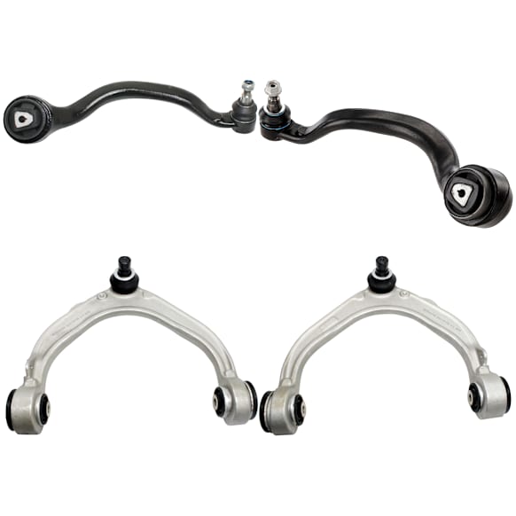 Front, Driver and Passenger Side, Upper and Lower Control Arm, With ball joint(s)