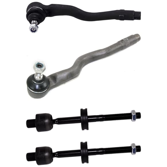 Front, Driver and Passenger Side, Inner and Outer Tie Rod End