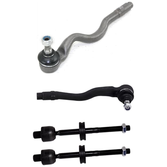 Front, Driver and Passenger Side, Inner and Outer Tie Rod End