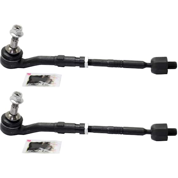 Front, Driver and Passenger Side, Inner and Outer Tie Rod Assembly