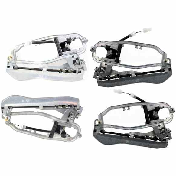 2000-2006 BMW X5 - Front and Rear, Driver and Passenger Side Unfinished Exterior Door Handle, Without Key Hole