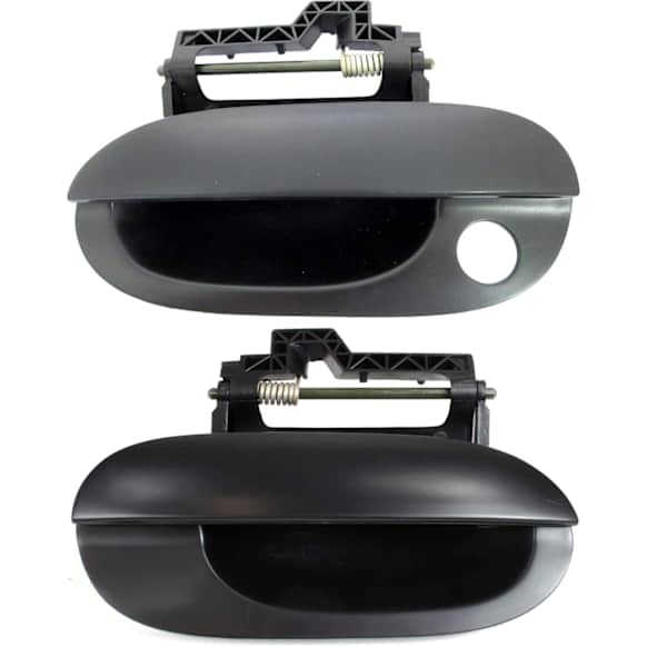 1997-2003 BMW 540i - Front, Driver and Passenger Side Exterior Door Handles, Primed, Front Driver Side - With Key Hole; Front or Rear Passenger Side - Without Key Hole