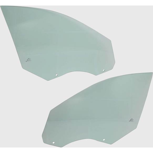 2011-2016 BMW 550i - Front, Driver and Passenger Side Door Glasses, Clear, Replaces NAGS No. FD24759 GTNN, FD24760 GTNN