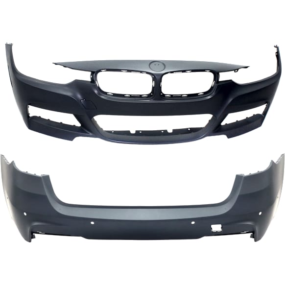 Wagon Front and Rear Primed Bumper Cover