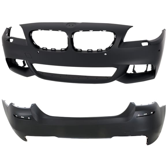 Front and Rear Primed Bumper Cover