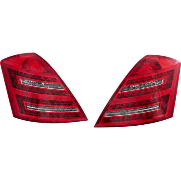 Driver and Passenger Side Halogen Tail Light, With bulb(s), OE Replacement