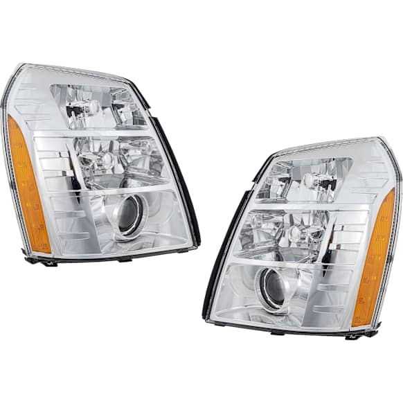 Driver and Passenger Side HID/Xenon Headlight, With bulb(s), OE Replacement
