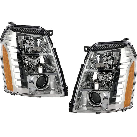 Driver and Passenger Side Headlights, with Bulbs, HID/Xenon, with HID Bulbs and ballast, 2nd Design