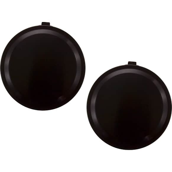 Fog Light Cover - Front, Driver and Passenger Side, Black