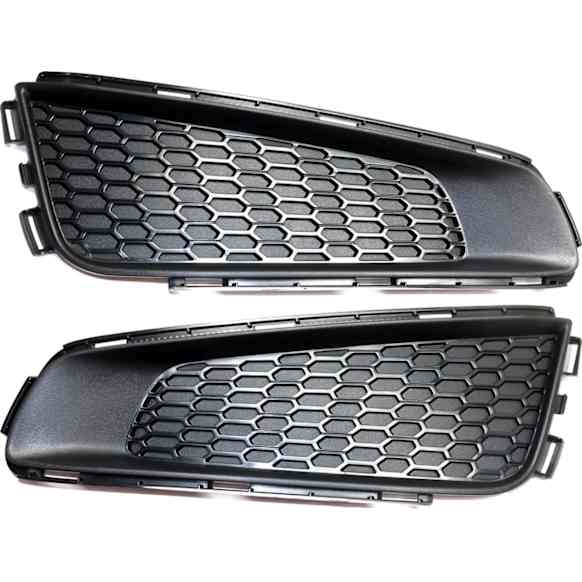2013 Cadillac ATS - Front, Driver and Passenger Side Fog Light Cover, For Models Without HID Headlights, Textured Black