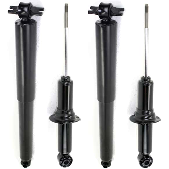 Front and Rear, Driver and Passenger Side Shock and Fully Loaded Strut