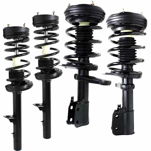 Front and Rear, Driver and Passenger Side Fully Loaded Strut