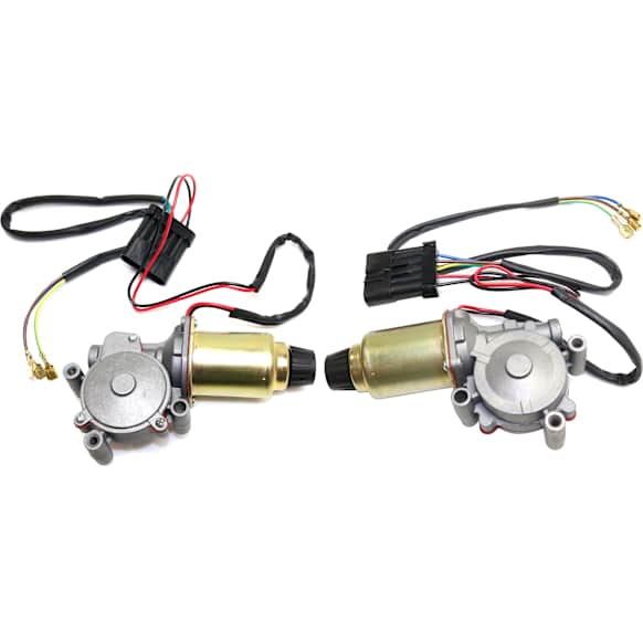 Driver and Passenger Side Headlight Motors, New, Blade Type, 5-Prong Male Terminal