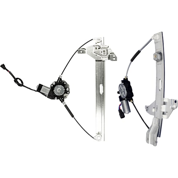 Front And Rear, Passenger Side Power Window Regulator, With Motor