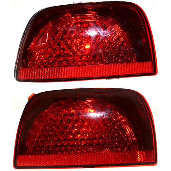 Passenger Side, Inner and Outer Halogen Tail Light, With bulb(s), OE Replacement