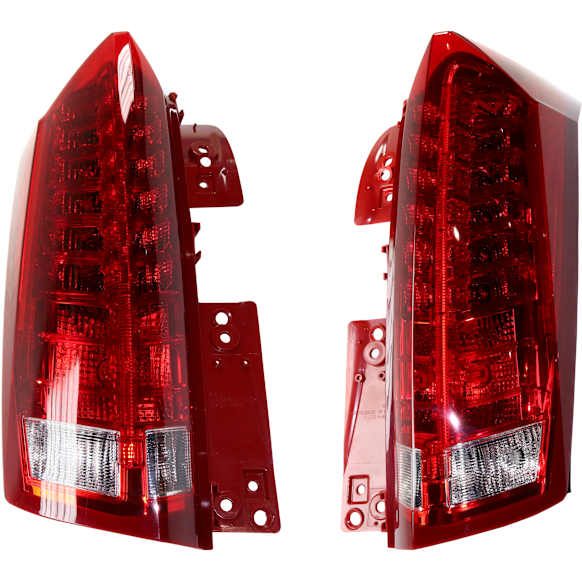 Driver and Passenger Side LED Tail Light, With bulb(s), OE Replacement, CAPA Certified