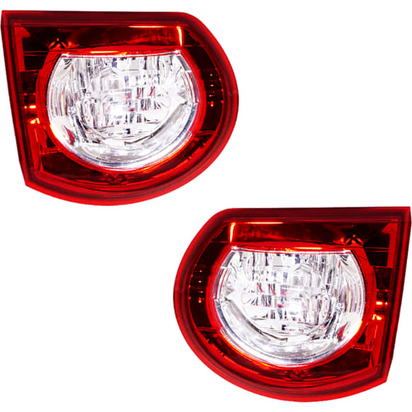 Driver and Passenger Side, Inner Halogen Tail Light, With bulb(s), OE Replacement